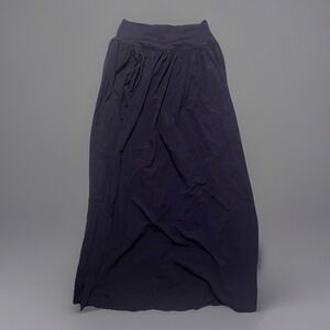 NEW NWT HALARA Breezeful high waisted split 2-1 flowy maxi skirt‎ Patriot Blue S